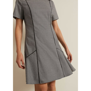 Phase Eight Viola Houndstooth Mini Dress